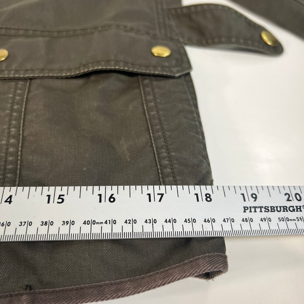 J Crew‎ Military Olive Green Button Gold Button Jacket Size S - Picture 9 of 16